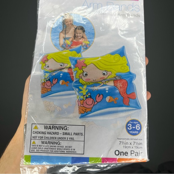 Intex Mermaid Inflatable Arm Bands Swim Aid Floaties Y - Picture 8 of 8